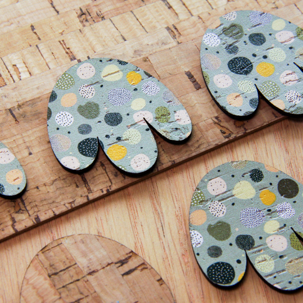 Cork - 40mm - Boho Flower  - Australiana - 24