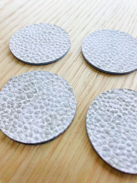 leather - Circle - 4cm - Safari - 06