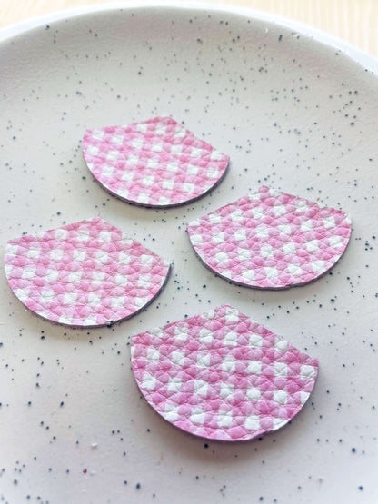 Leather - Fan - Basic Gingham - 20