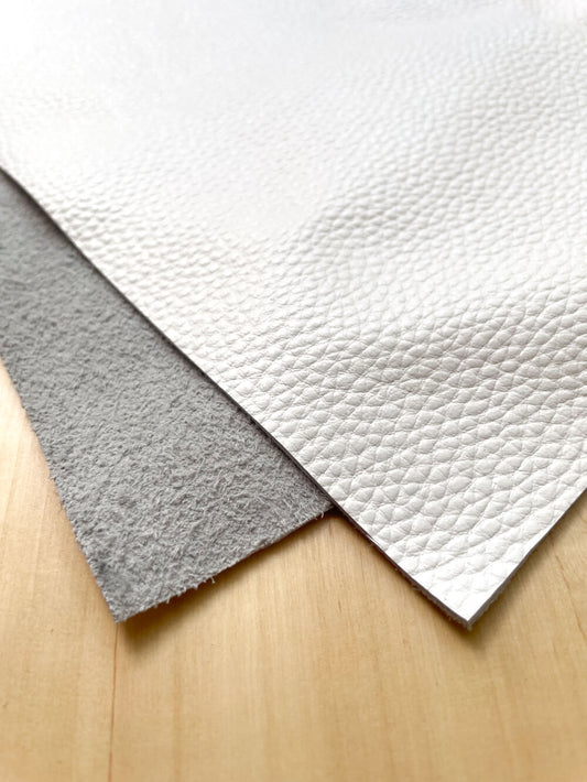 Plain White Leather