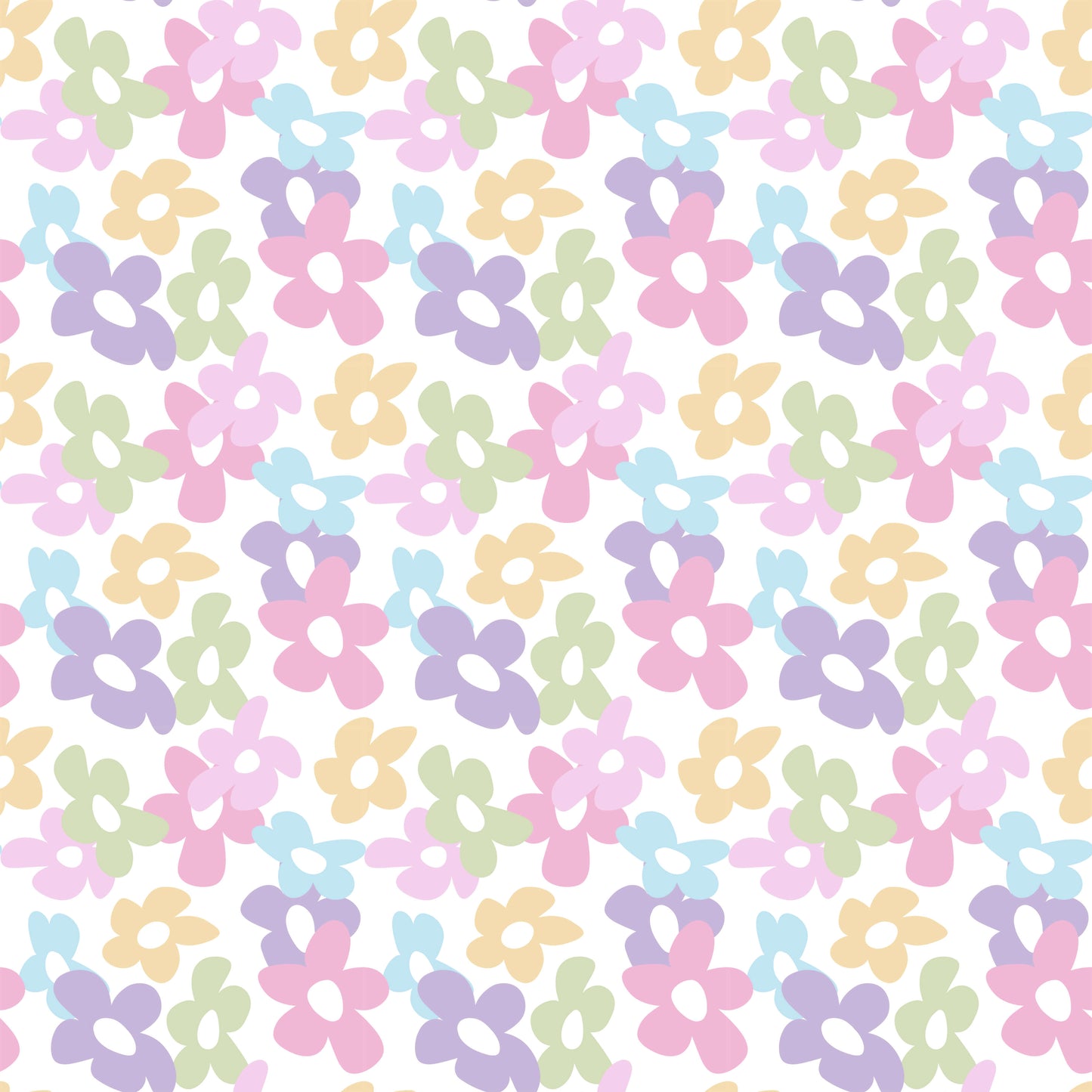 1.5cm Circle - Studs- Clear Acrylic - Pastels - 06