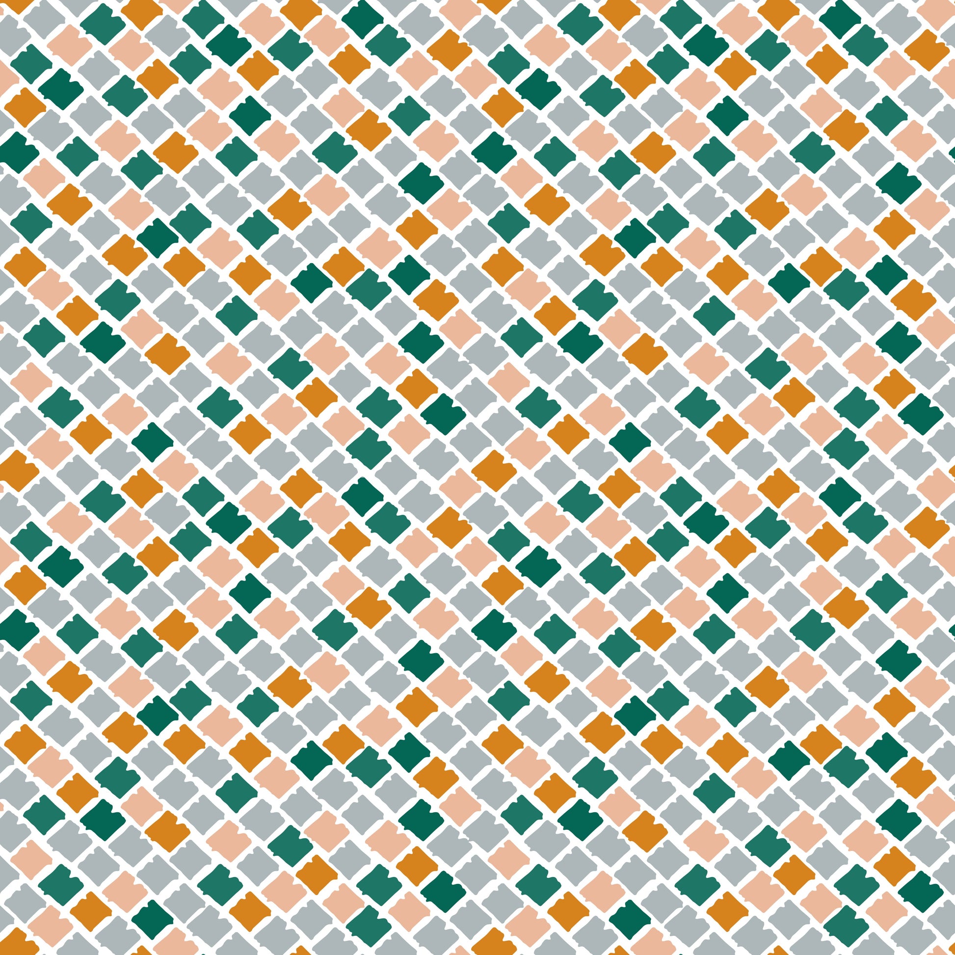 Pattern for printing on leather, acrylic, wood or cork for earring blanks or earring supplies in pattern style - Pattern -  Picnic - 06