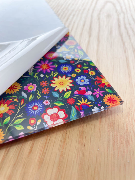 Clear Acrylic Sheet - Mexican  Floral - 04