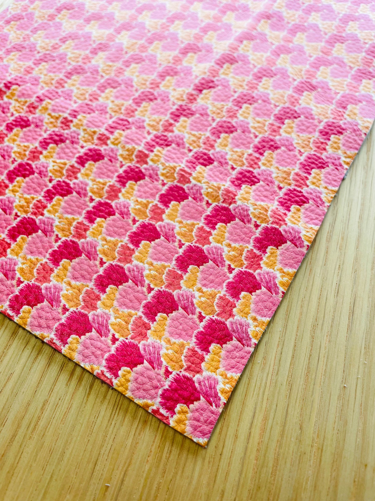 Leather Sheet - Abstract Floral - 25