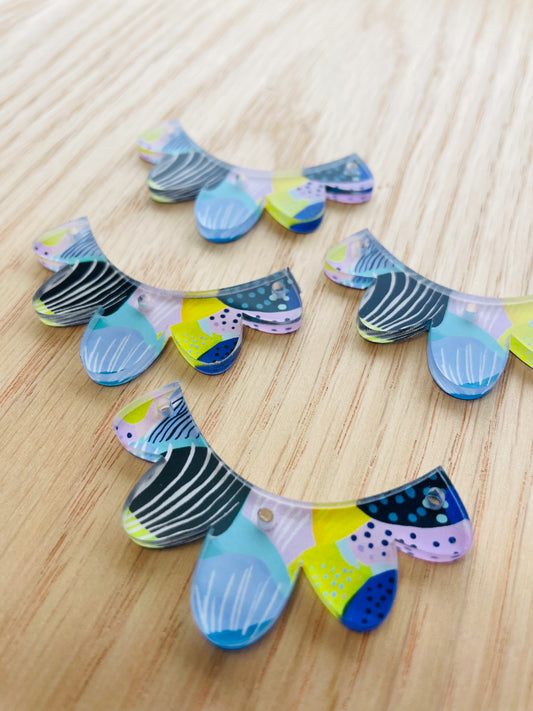 Clear Acrylic - Frill - Summer Nights - 23