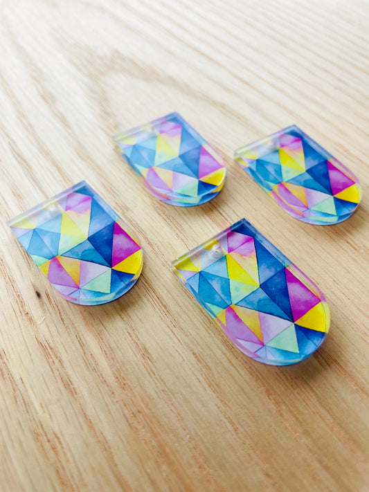 Clear Acrylic - Small Arch - Watercolour - 21