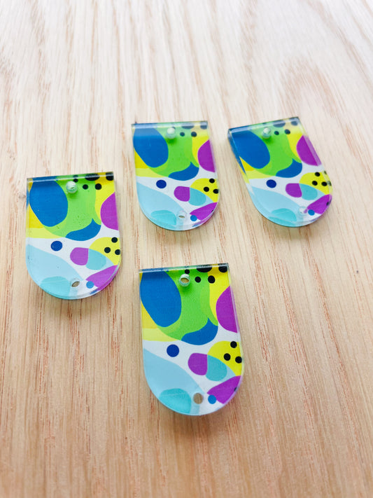 Clear Acrylic  - Small Arch - Summer Nights - 21