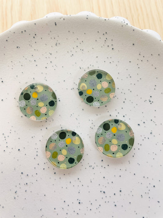 Clear Acrylic - Circle - Australiana - 24