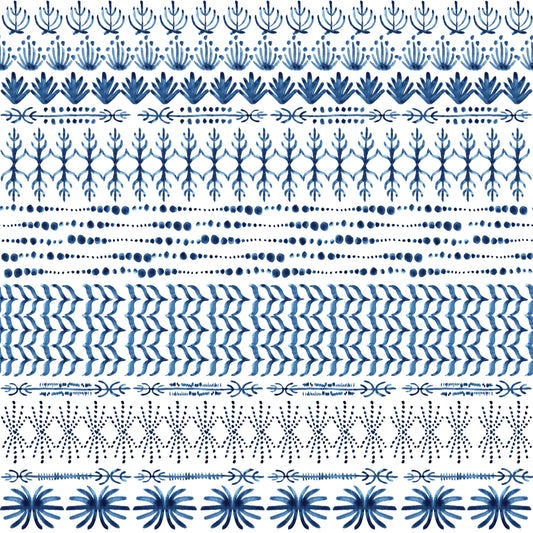 Pattern for printing on leather, acrylic, wood or cork for earring blanks or earring supplies in pattern style - Pattern -  Shibori - 02