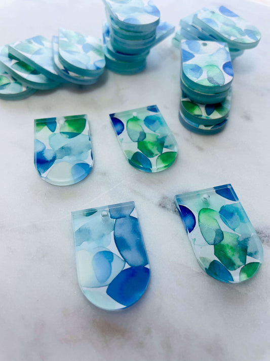 Small Arch - Clear Acrylic - Watercolour - 61