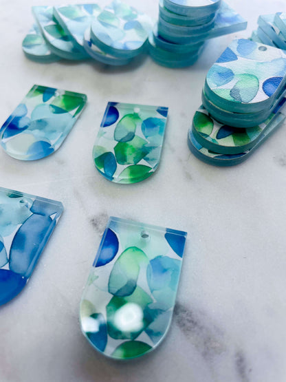 Small Arch - Clear Acrylic - Watercolour - 61