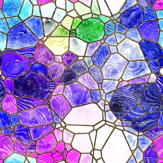 Pattern for printing on leather, acrylic, wood or cork for earring blanks or earring supplies in pattern style - Pattern -  Stained Glass - 01
