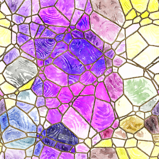 Pattern for printing on leather, acrylic, wood or cork for earring blanks or earring supplies in pattern style - Pattern -  Stained Glass - 06
