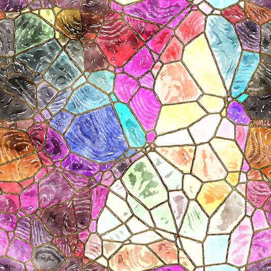 Pattern for printing on leather, acrylic, wood or cork for earring blanks or earring supplies in pattern style - Pattern -  Stained Glass - 08