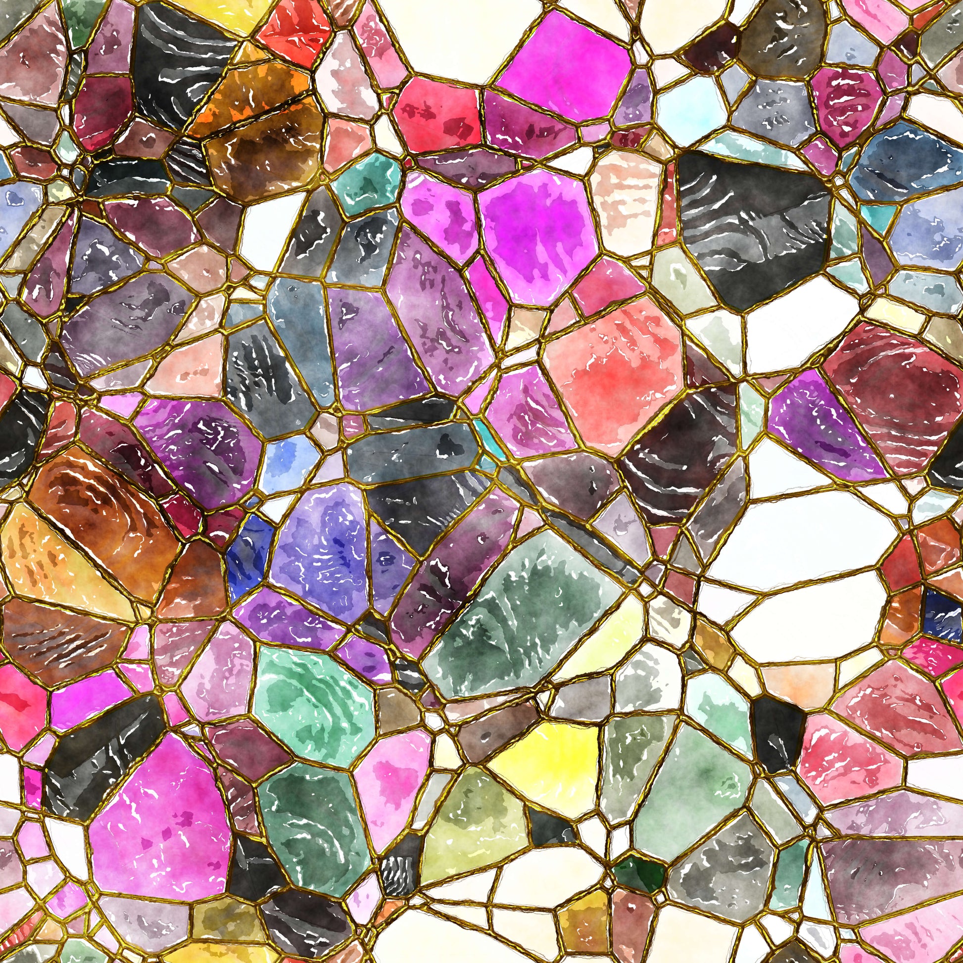 Pattern for printing on leather, acrylic, wood or cork for earring blanks or earring supplies in pattern style - Pattern -  Stained Glass - 09