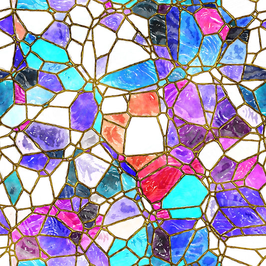 Pattern for printing on leather, acrylic, wood or cork for earring blanks or earring supplies in pattern style - Pattern -  Stained Glass - 10