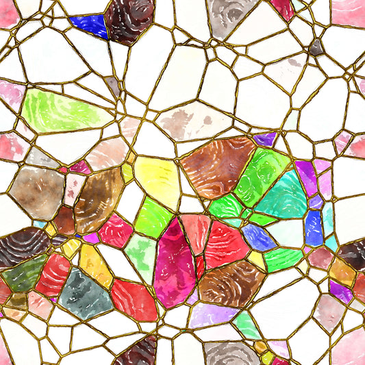 Pattern for printing on leather, acrylic, wood or cork for earring blanks or earring supplies in pattern style - Pattern -  Stained Glass - 11