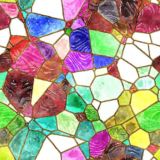 Pattern for printing on leather, acrylic, wood or cork for earring blanks or earring supplies in pattern style - Pattern -  Stained Glass - 12