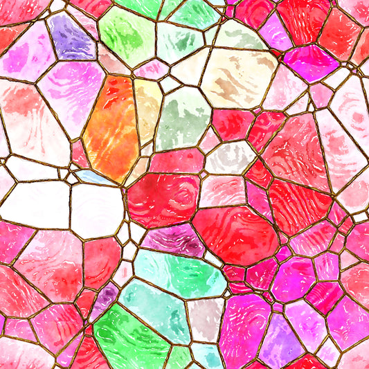 Pattern for printing on leather, acrylic, wood or cork for earring blanks or earring supplies in pattern style - Pattern -  Stained Glass - 13