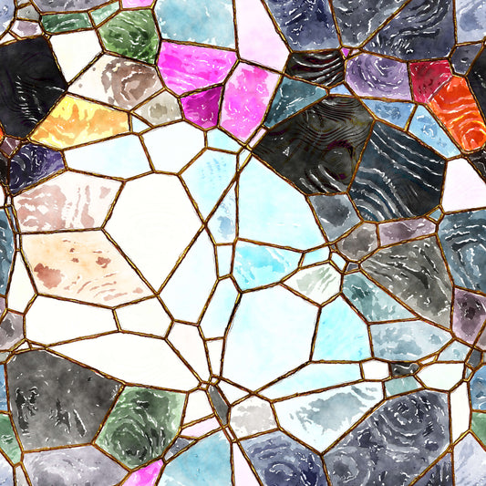 Pattern for printing on leather, acrylic, wood or cork for earring blanks or earring supplies in pattern style - Pattern -  Stained Glass - 14