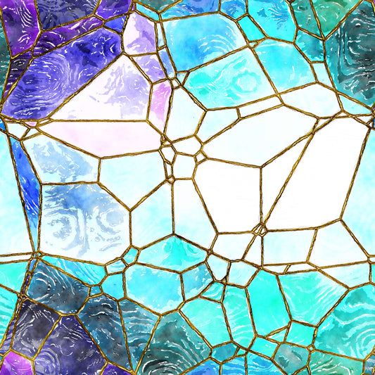 Pattern for printing on leather, acrylic, wood or cork for earring blanks or earring supplies in pattern style - Pattern -  Stained Glass - 15