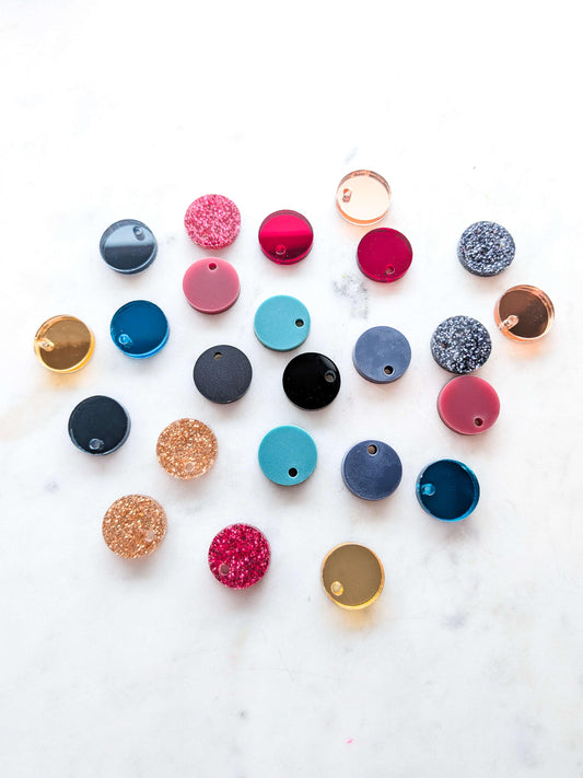 15mm Circle Moody Mixed Pack Toppers - 12 pairs (24pcs) (Copy)