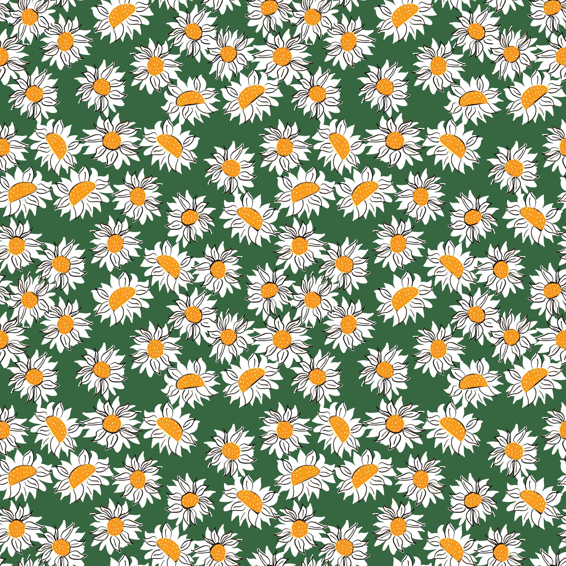 Pattern for printing on leather, acrylic, wood or cork for earring blanks or earring supplies in pattern style - Pattern -  Sunflower - 06