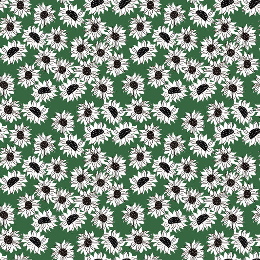 Pattern for printing on leather, acrylic, wood or cork for earring blanks or earring supplies in pattern style - Pattern -  Sunflower - 09
