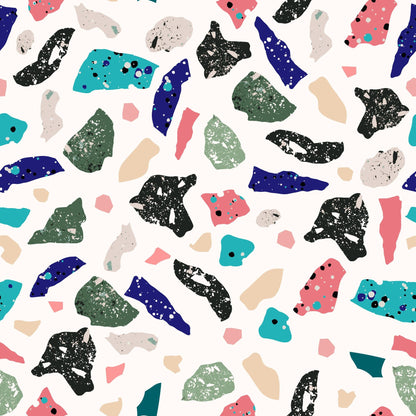 Pattern for printing on leather, acrylic, wood or cork for earring blanks or earring supplies in pattern style - Pattern -  Terrazzo - 14