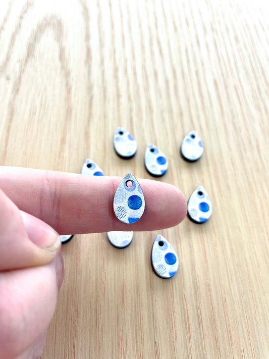 Wood - Tiny Teardrop - Shibori - 11