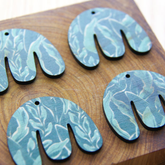 Wood - Boho Shape -  Transparent print - Australiana - 80