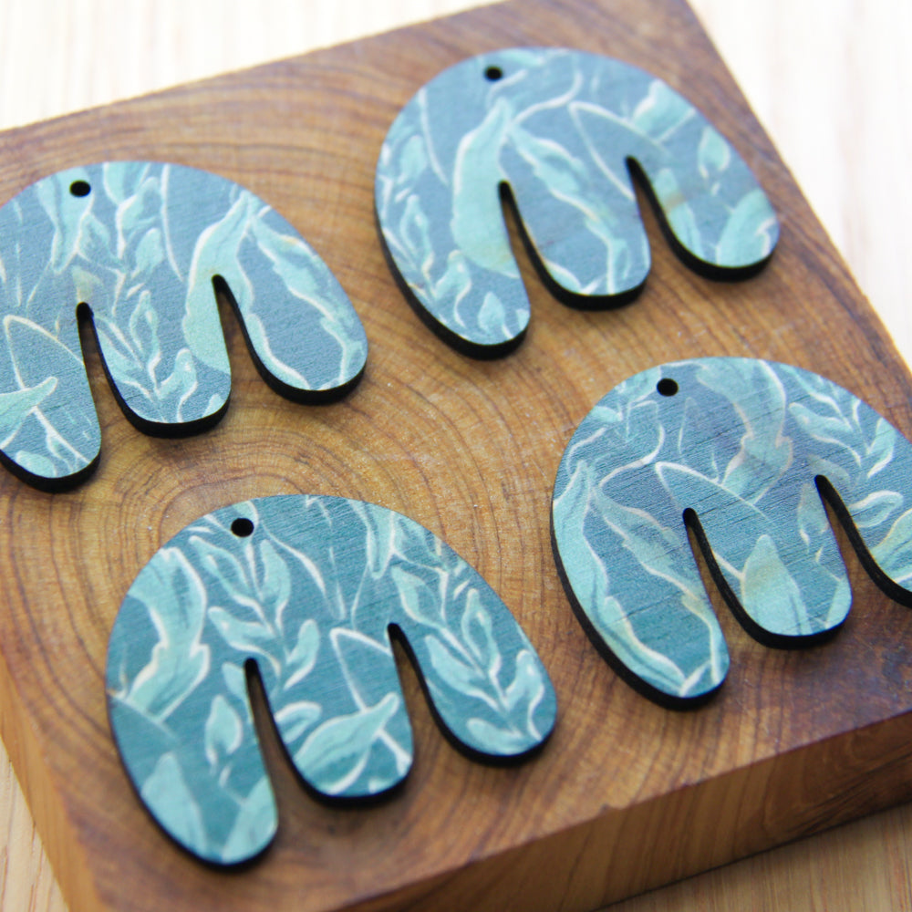 Wood - Boho Shape -  Transparent print - Australiana - 80