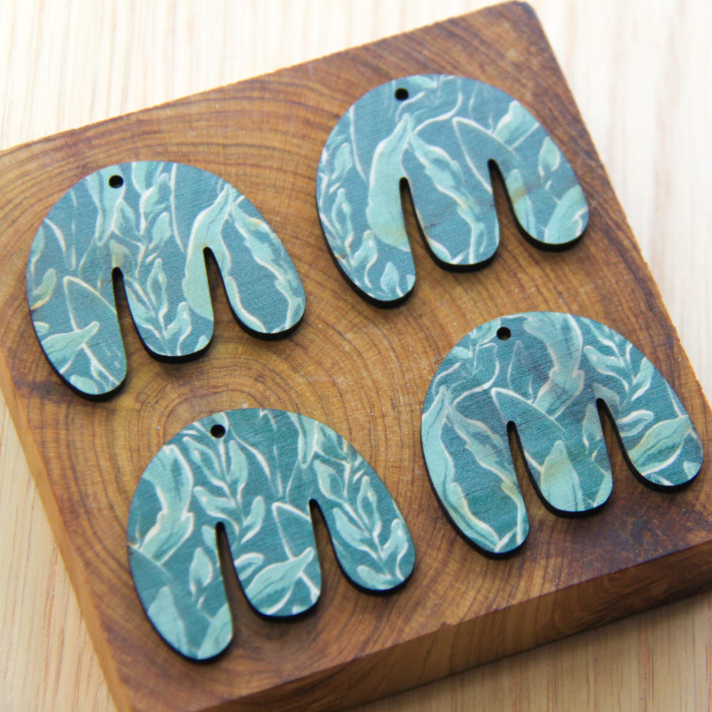 Wood - Boho Shape -  Transparent print - Australiana - 80