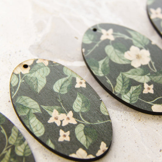Oval Shape - Natural Look Print in Australiana - 83