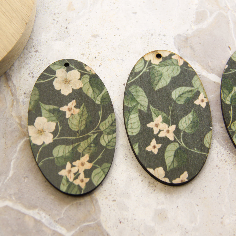 Oval Shape - Natural Look Print in Australiana - 83