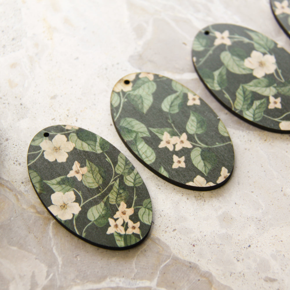 Oval Shape - Natural Look Print in Australiana - 83