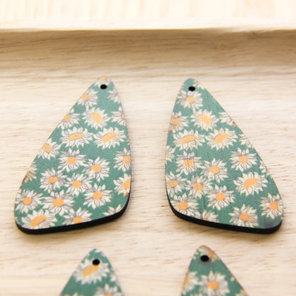 Irregular Shape -  Natural Look Print in Sunflower - 06