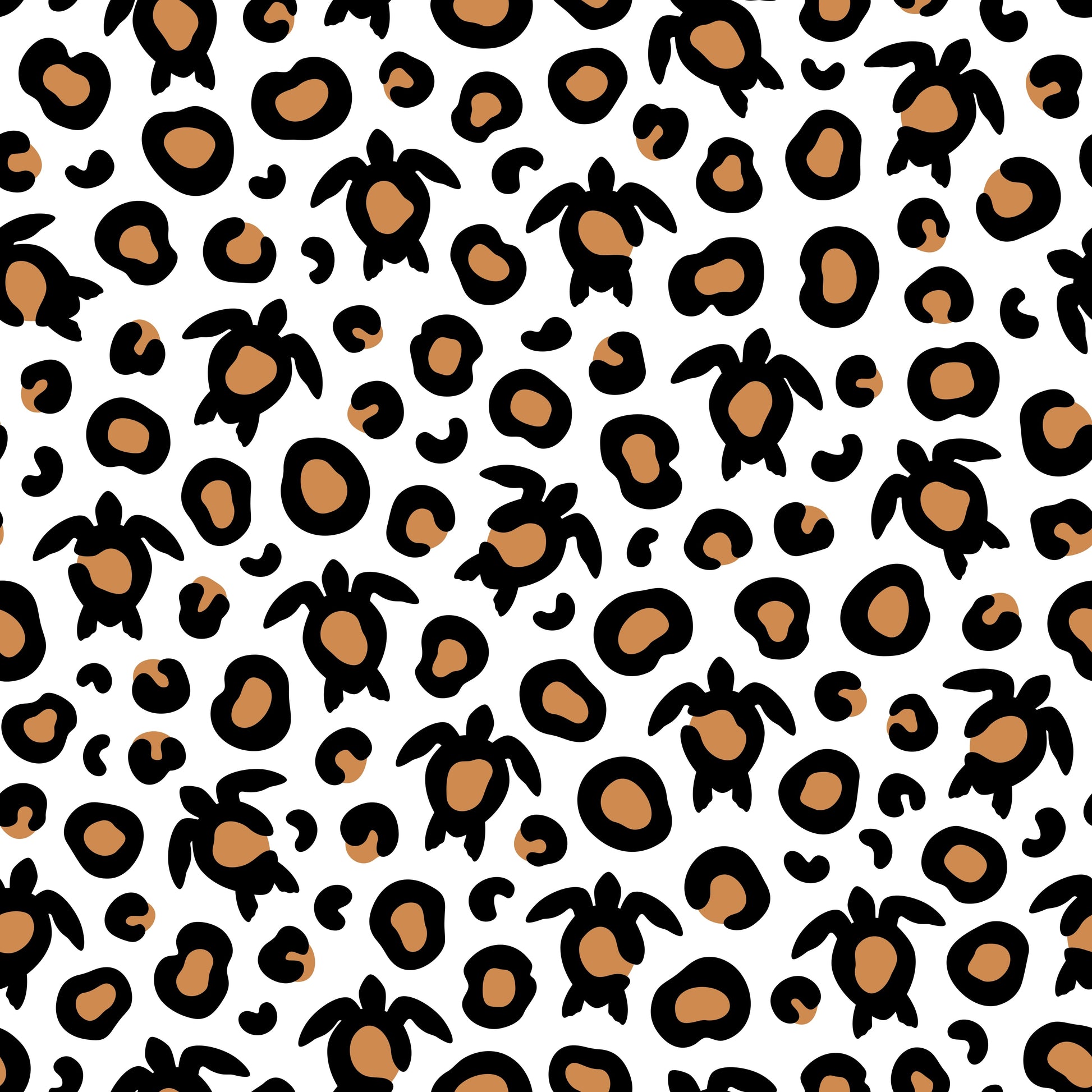 Pattern for printing on leather, acrylic, wood or cork for earring blanks or earring supplies in pattern style - Pattern -  Turtle Leopard - 02