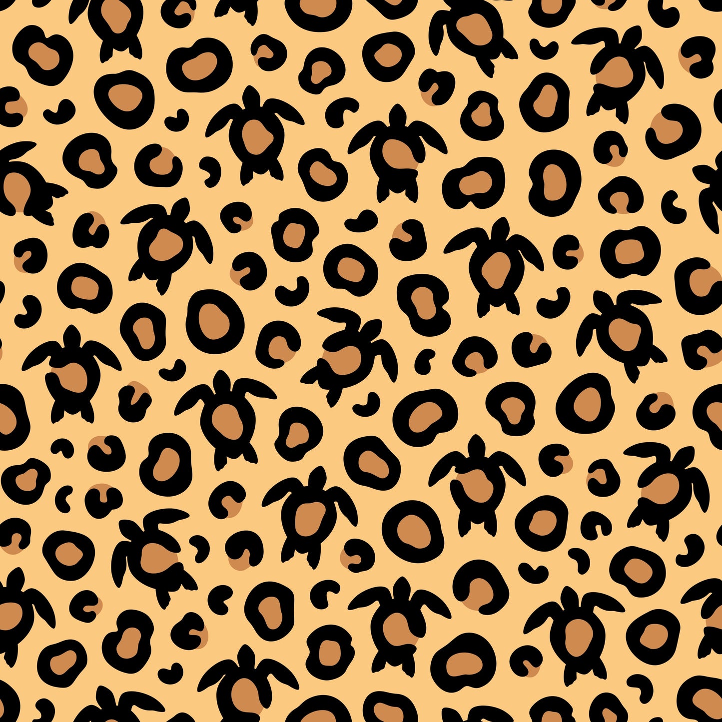 Pattern for printing on leather, acrylic, wood or cork for earring blanks or earring supplies in pattern style - Pattern -  Turtle Leopard - 03