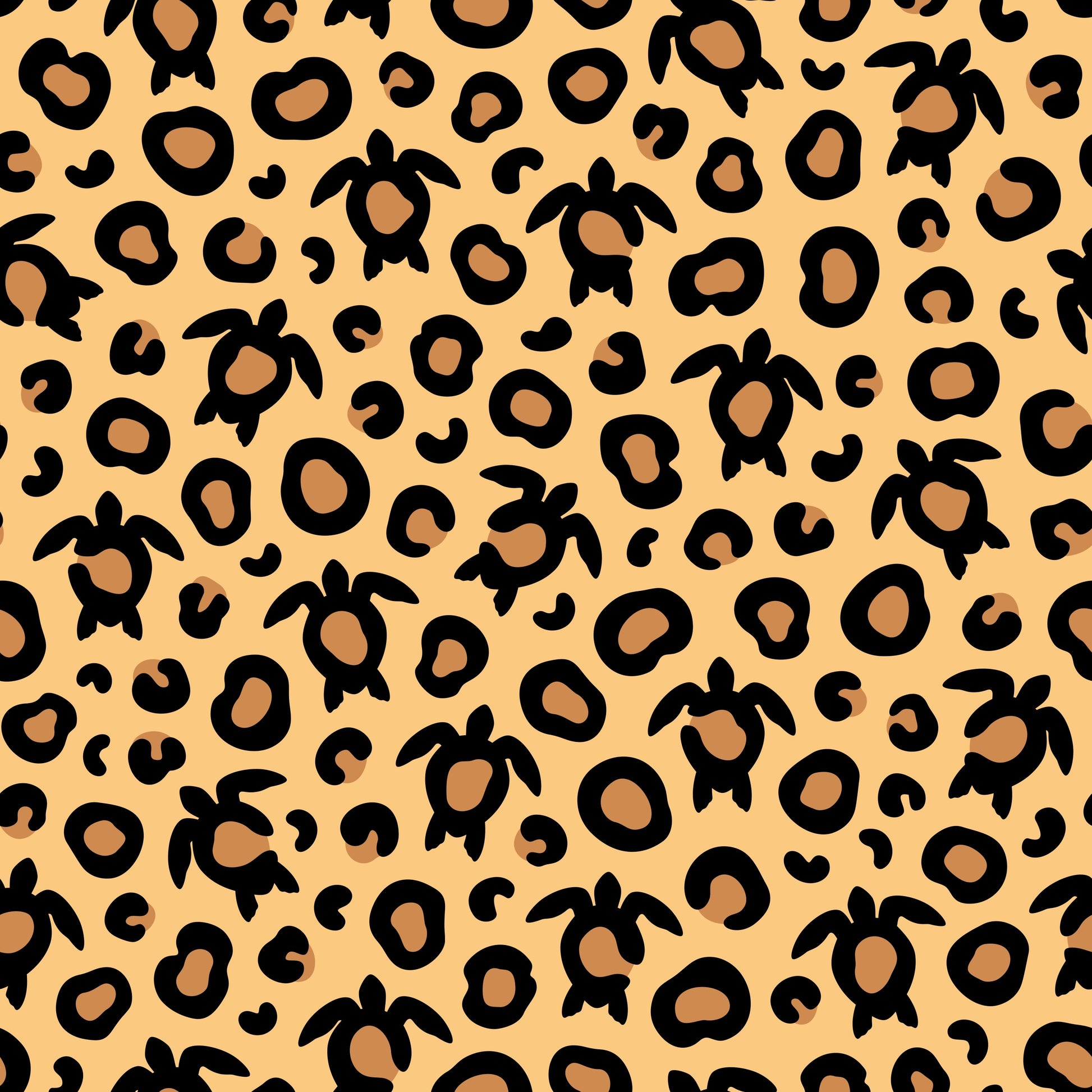 Pattern for printing on leather, acrylic, wood or cork for earring blanks or earring supplies in pattern style - Pattern -  Turtle Leopard - 03