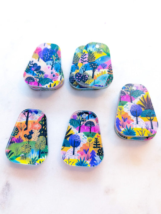Clear Acrylic - 3cm Bell - Whimsical - 23