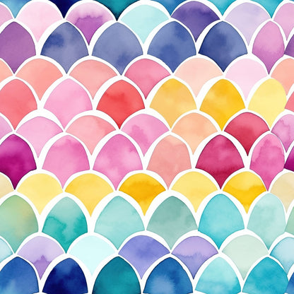 Pattern for printing on leather, acrylic, wood or cork for earring blanks or earring supplies in pattern style - Pattern -  Watercolour - 17