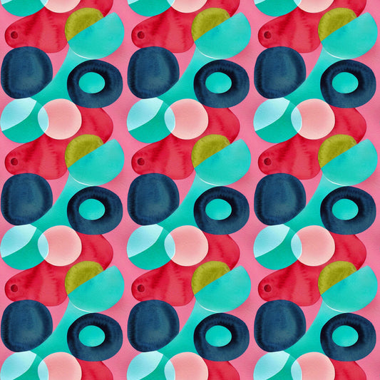 Pattern for printing on leather, acrylic, wood or cork for earring blanks or earring supplies in pattern style - Pattern -  Watercolour - 38