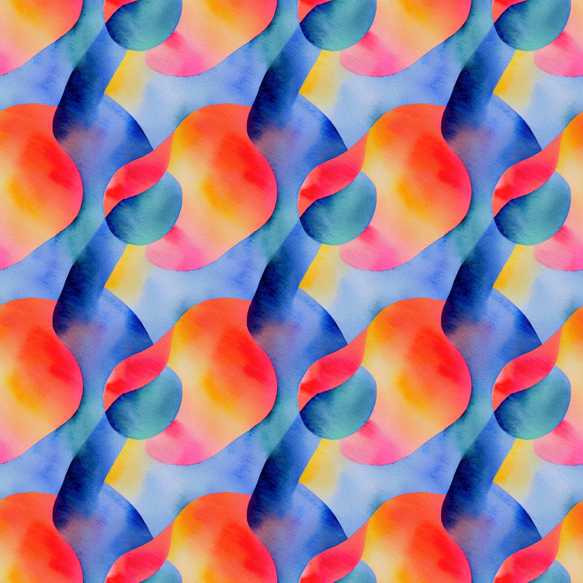Pattern for printing on leather, acrylic, wood or cork for earring blanks or earring supplies in pattern style - Pattern -  Watercolour - 43