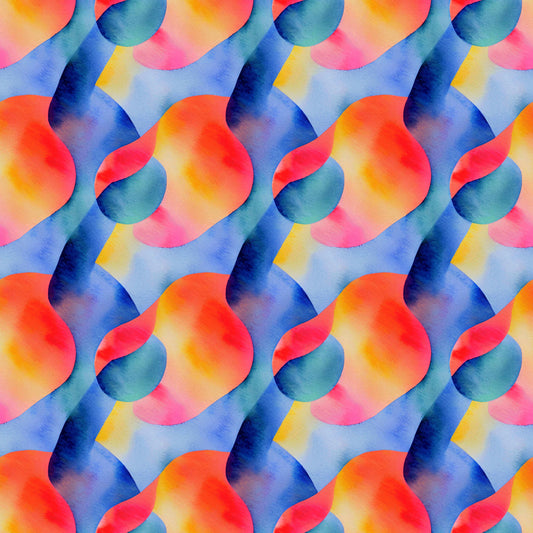 Pattern for printing on leather, acrylic, wood or cork for earring blanks or earring supplies in pattern style - Pattern -  Watercolour - 43