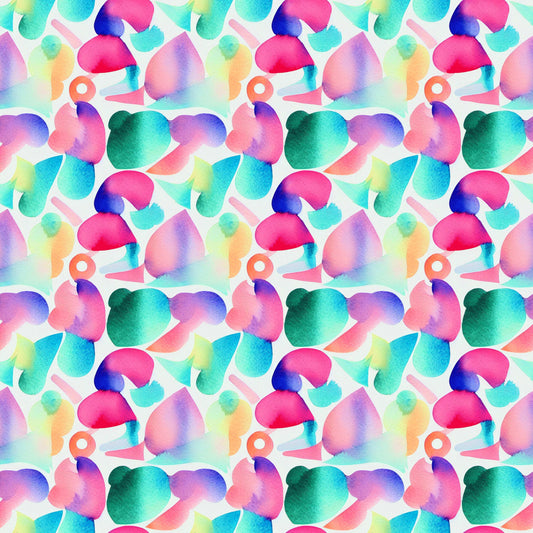 Pattern for printing on leather, acrylic, wood or cork for earring blanks or earring supplies in pattern style - Pattern -  Watercolour - 46
