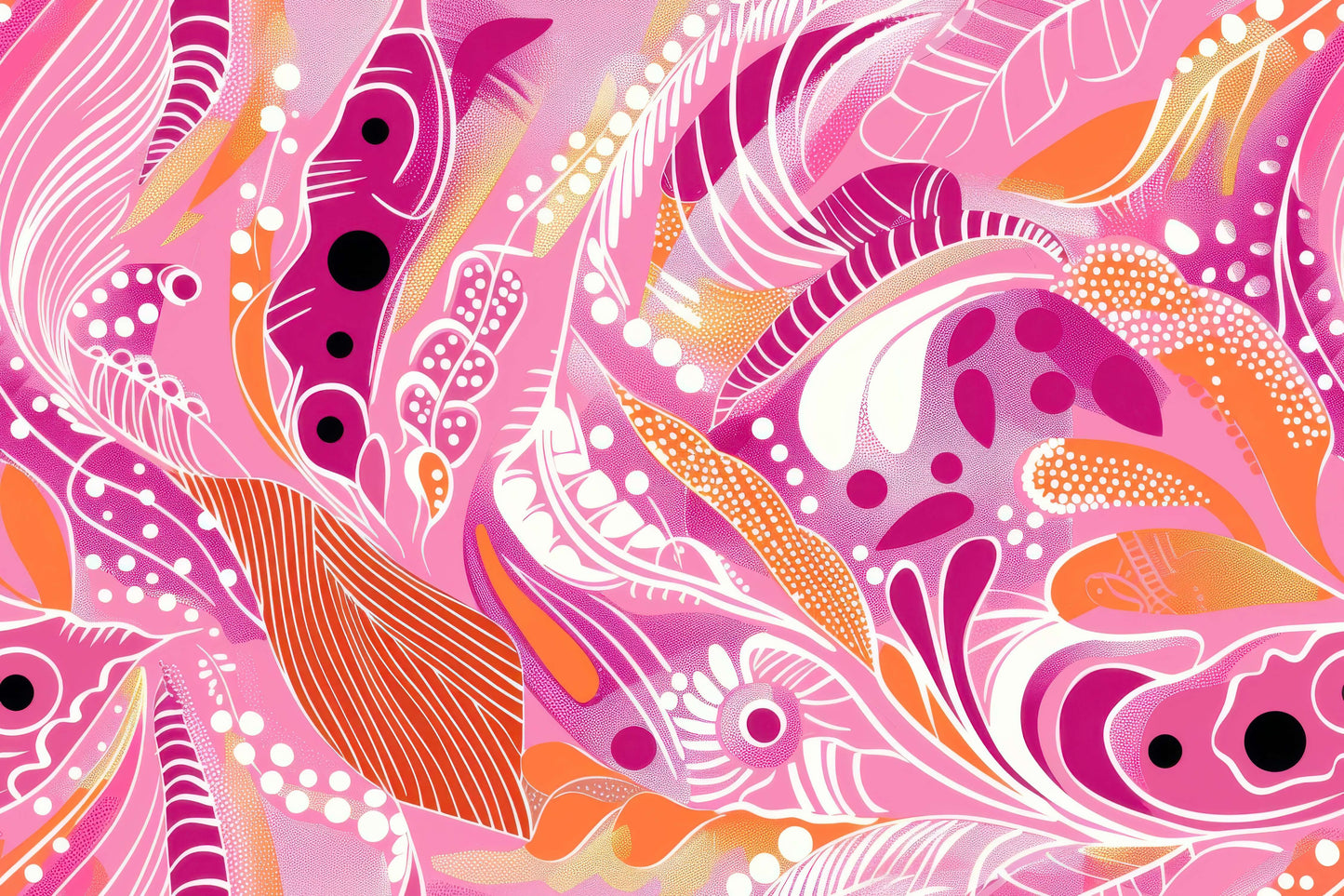 Clear Acrylic - 4cm Circle- Whimsical - 72