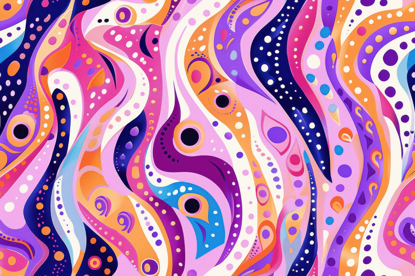 Clear Acrylic - 3cm Circle - Whimsical - 79
