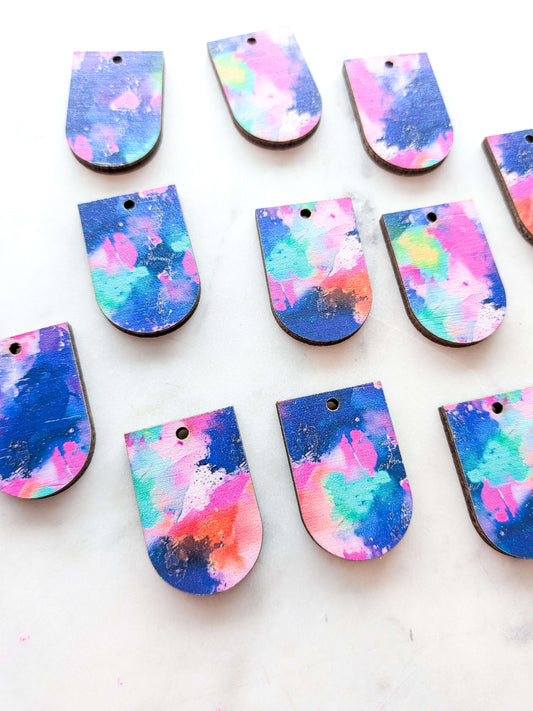 Wood - 3cm Arch - Neon Splash - 02