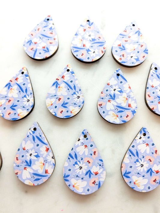 Wood - 4cm - Teardrop - Botanics - 01